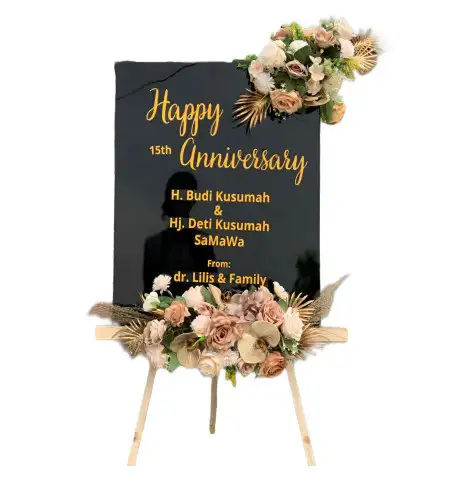 Papan Bunga Akrilik Balekerto